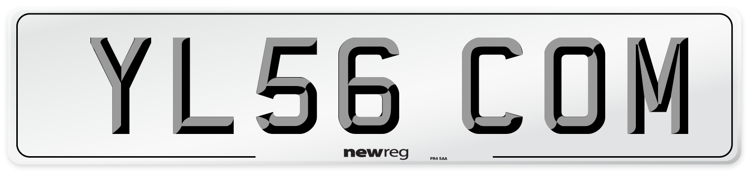 YL56 COM Number Plate from New Reg